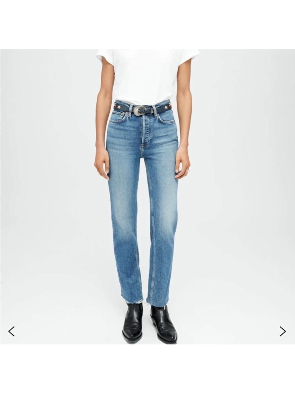 RE/Done 70s Stove Pipe Jeans size 26
